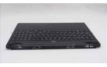 Lenovo 5CB1S76649 C-Cover with keyboard, Belgian, Eclipse Black, White Backlight, Painting, UK