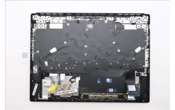 Lenovo 5CB1S76652 C-Cover with keyboard, Czech Slovakian, Eclipse Black, White Backlight, Painting, UK