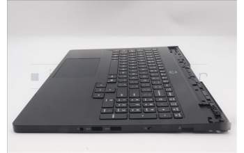 Lenovo 5CB1S76684 C-Cover with keyboard, US English Euro, Eclipse Black, White Backlight, US