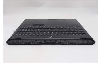 Lenovo 5CB1S76686 C-Cover with keyboard, UK English, Eclipse Black, White Backlight, UK