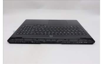 Lenovo 5CB1S76694 C-Cover with keyboard, Italian, Eclipse Black, White Backlight, UK