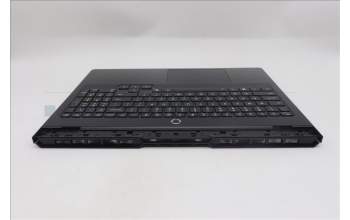 Lenovo 5CB1S76713 C-Cover with keyboard, English, Eclipse Black, RGB Backlight, US