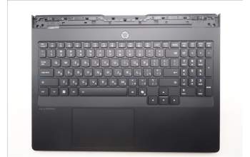 Lenovo 5CB1S76721 C-Cover with keyboard, Hebrew, Eclipse Black, RGB Backlight, US