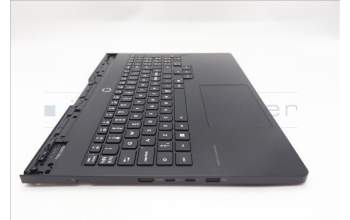 Lenovo 5CB1S80248 C-Cover with keyboard, Nordic, Eclipse Black, RGB Backlight, UK
