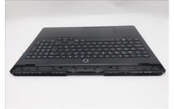 Lenovo 5CB1S80249 C-Cover with keyboard, Portuguese, Eclipse Black, RGB Backlight