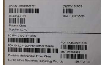 Lenovo 5CB1S80252 C-Cover with keyboard, Spanish, Eclipse Black, RGB Backlight, UK