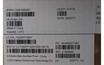 Lenovo 5CB1S80257 C-Cover with keyboard, Ukraine, Eclipse Black, RGB Backlight, US