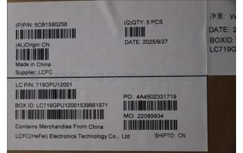 Lenovo 5CB1S80258 D-Cover, 83M3