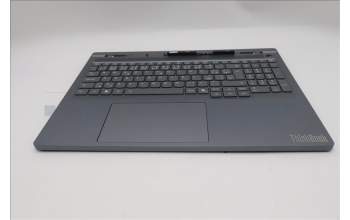 Lenovo 5CB1S82727 C-Cover with keyboard, Czech Slovakian, Luna Grey, Non-FingerPrint, UK