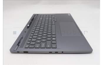 Lenovo 5CB1S82731 C-Cover with keyboard, US English Euro, Luna Grey, Non-FingerPrint, US