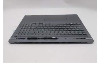 Lenovo 5CB1S82735 C-Cover with keyboard, Greek, Luna Grey, Non-FingerPrint, US