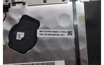 Lenovo 5CB1S82739 C-Cover with keyboard, Italian, Luna Grey, Non_FingerPrint