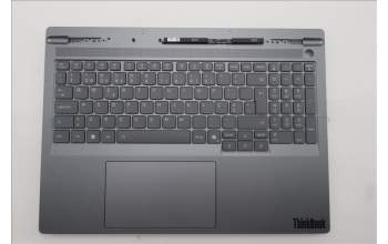 Lenovo 5CB1S82743 C-Cover with keyboard, Portuguese, Luna Grey, Non_FingerPrint
