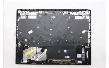 Lenovo 5CB1S82770 C-Cover with keyboard, Belgian, Eclipse Black, RGB Backlight, Anodizing Sandblasting, UK