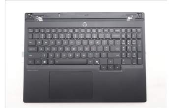 Lenovo 5CB1S82774 C-Cover with keyboard, English, Eclipse Black, RGB Backlight, Anodizing Sandblasting
