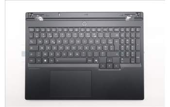 Lenovo 5CB1S82776 C-Cover with keyboard, French, Eclipse Black, RGB Backlight, Anodizing Sandblasting, US