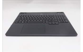 Lenovo 5CB1S82779 C-Cover with keyboard, German, Eclipse Black, RGB Backlight, Anodizing Sandblasting, UK