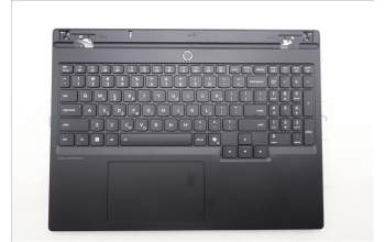 Lenovo 5CB1S82780 C-Cover with keyboard, Greek, Eclipse Black, RGB Backlight, Anodizing Sandblasting