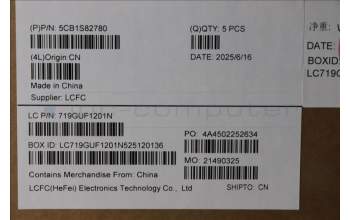 Lenovo 5CB1S82780 C-Cover with keyboard, Greek, Eclipse Black, RGB Backlight, Anodizing Sandblasting, US