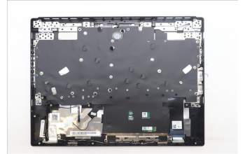 Lenovo 5CB1S82782 C-Cover with keyboard, Hungarian, Eclipse Black, RGB Backlight, Anodizing Sandblasting