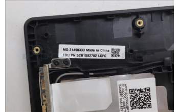 Lenovo 5CB1S82782 C-Cover with keyboard, Hungarian, Eclipse Black, RGB Backlight, Anodizing Sandblasting, UK