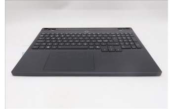Lenovo 5CB1S82788 C-Cover with keyboard, Nordic, Eclipse Black, RGB Backlight, Anodizing Sandblasting, UK