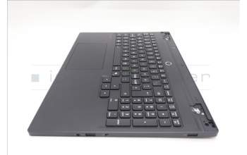 Lenovo 5CB1S82788 C-Cover with keyboard, Nordic, Eclipse Black, RGB Backlight, Anodizing Sandblasting, UK