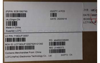 Lenovo 5CB1S82790 C-Cover with keyboard, Russian, Eclipse Black, RGB Backlight, Anodizing Sandblasting