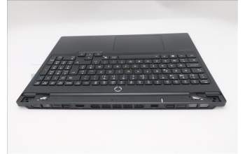 Lenovo 5CB1S82830 C-Cover with keyboard, Belgian, Eclipse Black, Anodizing Sandblasting, UK