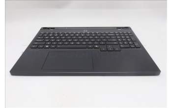 Lenovo 5CB1S82834 C-Cover with keyboard, English, Eclipse Black, Anodizing Sandblasting, US