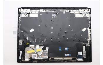 Lenovo 5CB1S82849 C-Cover with keyboard, Portuguese, Eclipse Black, Anodizing Sandblasting, UK