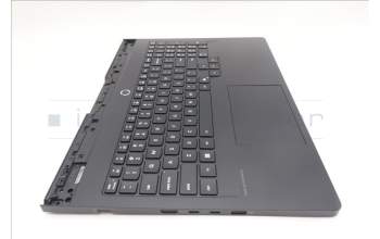 Lenovo 5CB1S87237 C-Cover with keyboard, English, Eclipse Black, White Backlight