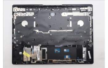 Lenovo 5CB1S87238 C-Cover with keyboard, US English Euro, Eclipse Black, White Backlight, US