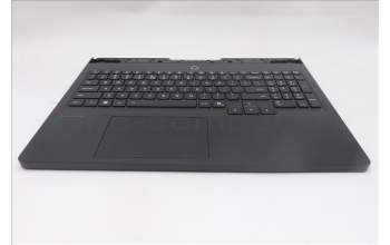 Lenovo 5CB1S87238 C-Cover with keyboard, US English Euro, Eclipse Black, White Backlight, US