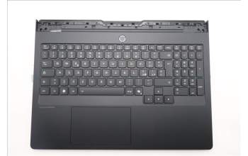Lenovo 5CB1S87248 C-Cover with keyboard, Italian, Eclipse Black, White Backlight, UK