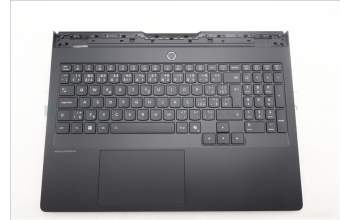 Lenovo 5CB1S87266 C-Cover with keyboard, Czech Slovakian, Eclipse Black, RGB Backlight, UK