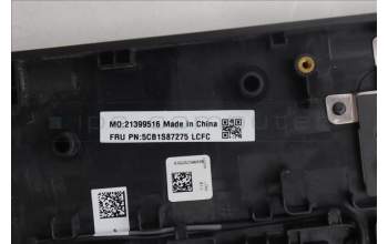 Lenovo 5CB1S87275 C-Cover with keyboard, Hebrew, Eclipse Black, RGB Backlight, US