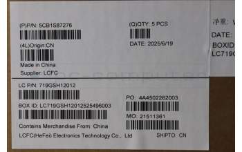 Lenovo 5CB1S87276 C-Cover with keyboard, Hungarian, Eclipse Black, RGB Backlight