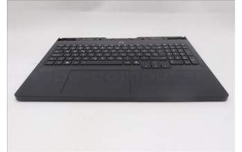 Lenovo 5CB1S87558 C-Cover with keyboard, Slovenian, Eclipse Black, RGB Backlight, UK