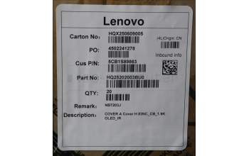 Lenovo 5CB1S89863 A-Cover, 83NC, Cosmic Blue, 1.9K_OLED_IR
