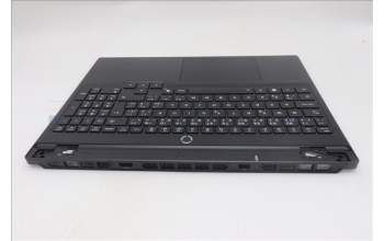 Lenovo 5CB1S89876 C-Cover with keyboard, Czech Slovakian, Eclipse Black, RGB Backlight, Anodizing Sandblasting, UK