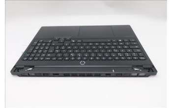 Lenovo 5CB1S89879 C-Cover with keyboard, French, Eclipse Black, RGB Backlight, Anodizing Sandblasting, US