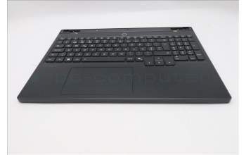 Lenovo 5CB1S89892 C-Cover with keyboard, Portuguese, Eclipse Black, RGB Backlight, Anodizing Sandblasting, UK