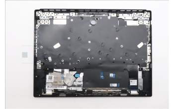 Lenovo 5CB1S89912 C-Cover with keyboard, German, Eclipse Black, White Backlight, Anodizing Sandblasting, UK