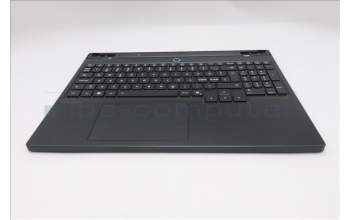 Lenovo 5CB1S89921 C-Cover with keyboard, Nordic, Eclipse Black, White Backlight, Anodizing Sandblasting, UK