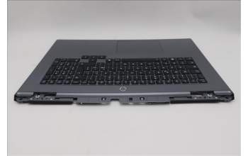 Lenovo 5CB1S90388 C-Cover with keyboard, Italian, Luna Grey, White Backlight, UK