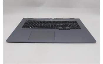 Lenovo 5CB1S90394 C-Cover with keyboard, Nordic, Luna Grey, White Backlight, UK