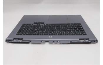 Lenovo 5CB1S90395 C-Cover with keyboard, French, Luna Grey, White Backlight, US