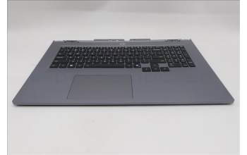 Lenovo 5CB1S90408 C-Cover with keyboard, English, Luna Grey, RGB Backlight
