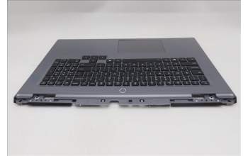 Lenovo 5CB1S90408 C-Cover with keyboard, English, Luna Grey, RGB Backlight, US